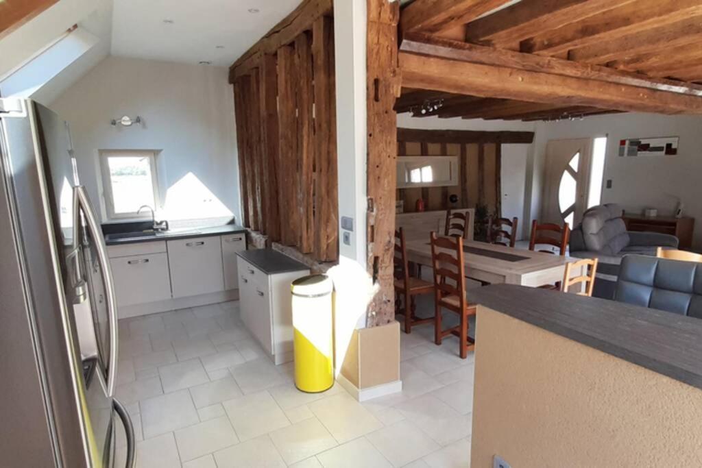 Maison en colombage rénovée La Fontenelle  Exterior foto